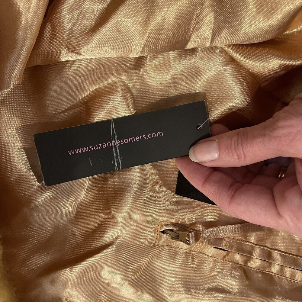 Suzanne Somers Collection Faux Mink Fur Collar Scarf Women's XS Costume Glam - Picture 7 of 7